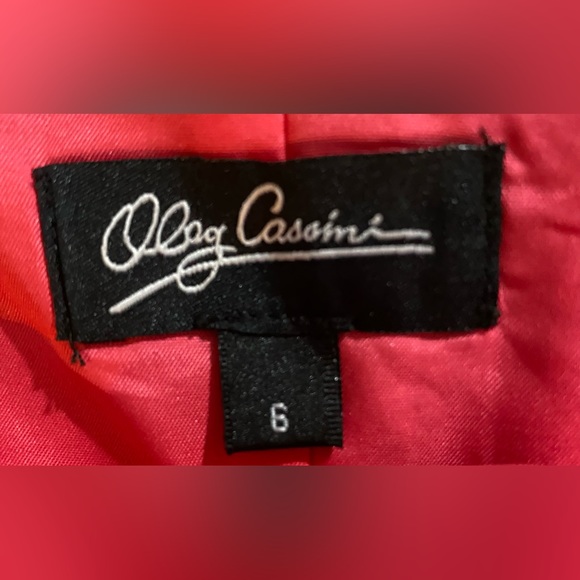 Oleg Cassini Woven Color Block Sleeveless Mini Shift Dress - Picture 9 of 9